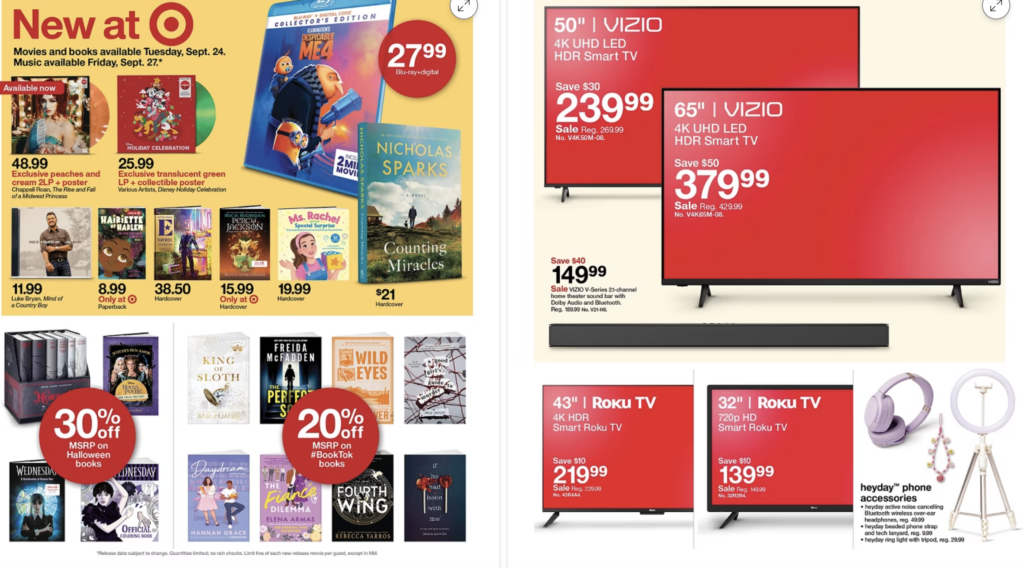 Week 39 - Best deals from Target