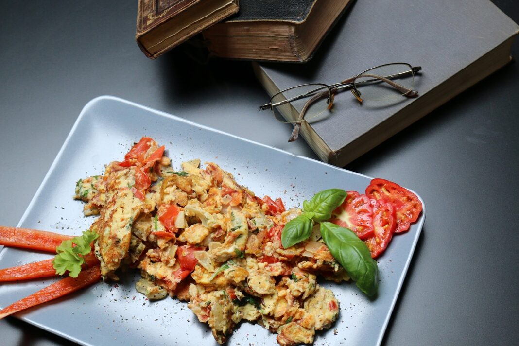 egg, scrambled eggs, healthy