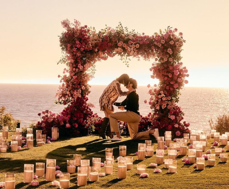 Love is in the air! Hailee Steinfeld and Josh Allen are engaged Josh Allen & Hailee Steinfeld - Rose-Filled Proposal (Photo: haileesteinfeld/Instagram)