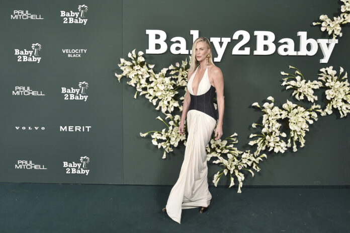 Charlize Theron arrives at the Baby2Baby Gala