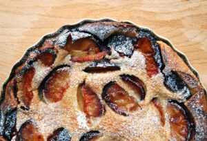 plum clafoutis