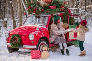 Traveling in a car with kids this holiday season