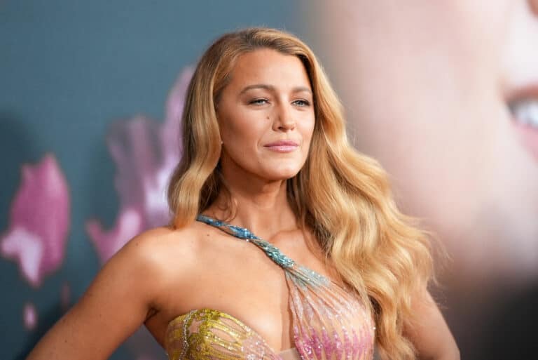 Blake Lively at the "It Ends With Us" New York Premiere at AMC Lincoln Square Theater on August 06, 2024 in New York City. (Photo by John Nacion/Variety via Getty Images)
