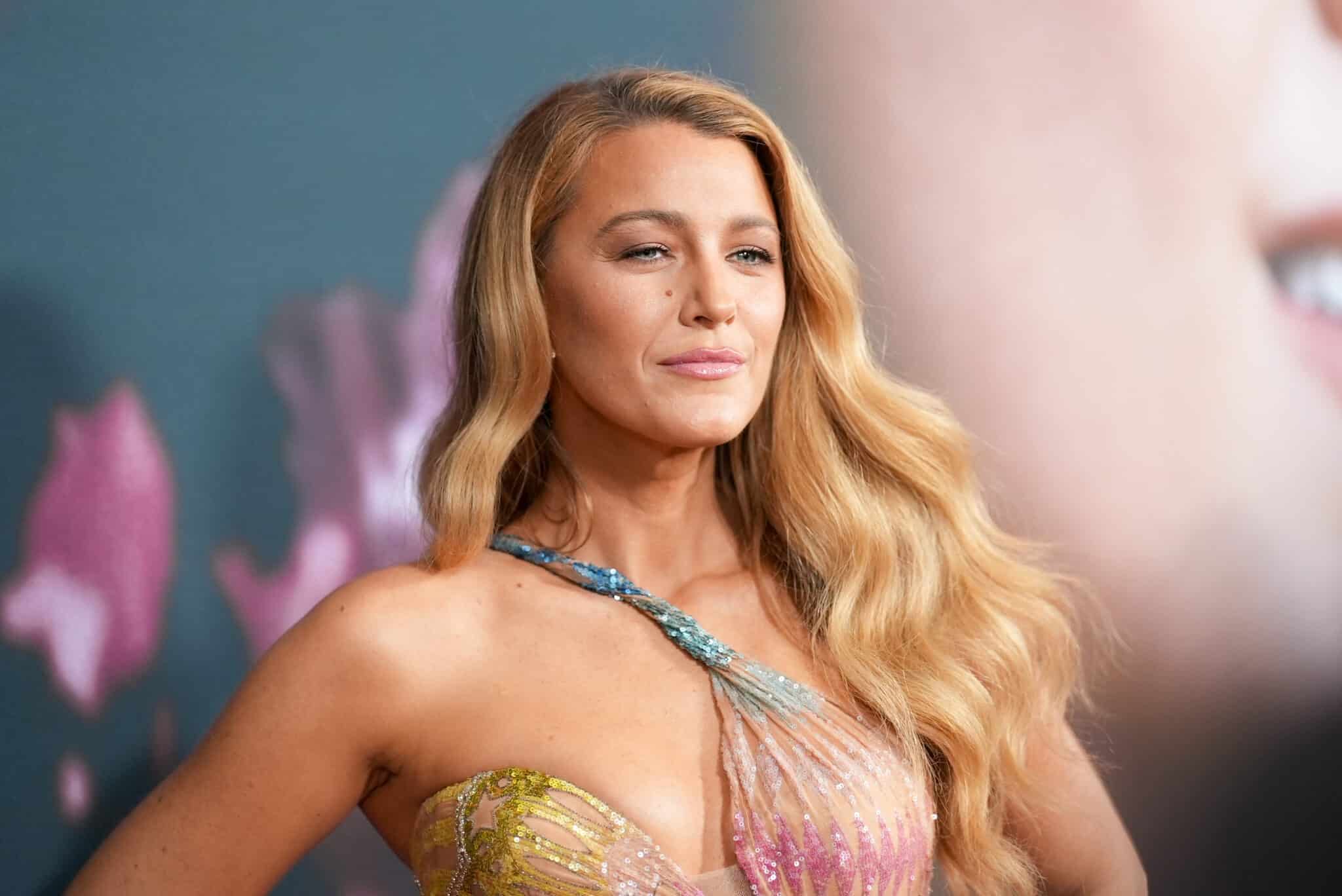 Blake Lively at the "It Ends With Us" New York Premiere at AMC Lincoln Square Theater on August 06, 2024 in New York City. (Photo by John Nacion/Variety via Getty Images)