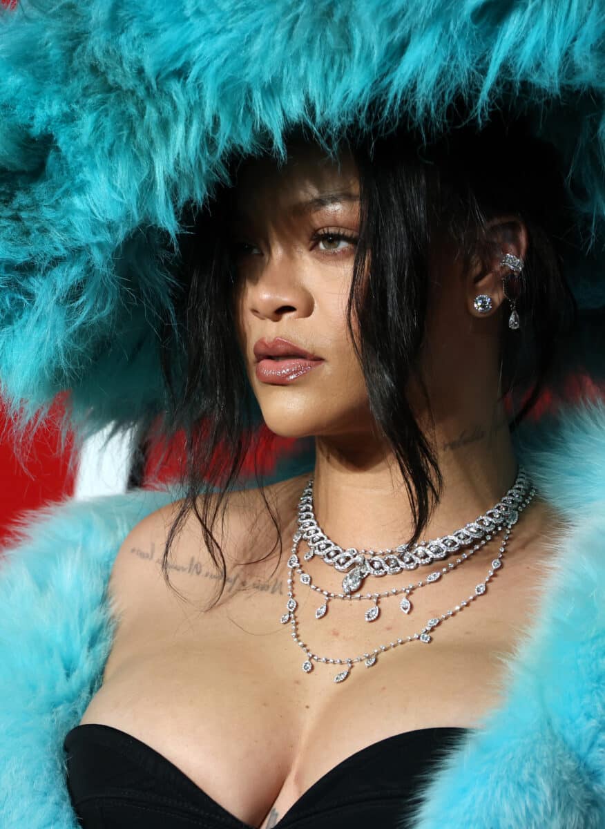 LONDON, ENGLAND - DECEMBER 02: Rihanna attends The Fashion Awards 2024 Presented by Pandora at the Royal Albert Hall on December 02, 2024 in London, England. (Photo by Mike Marsland/WireImage)