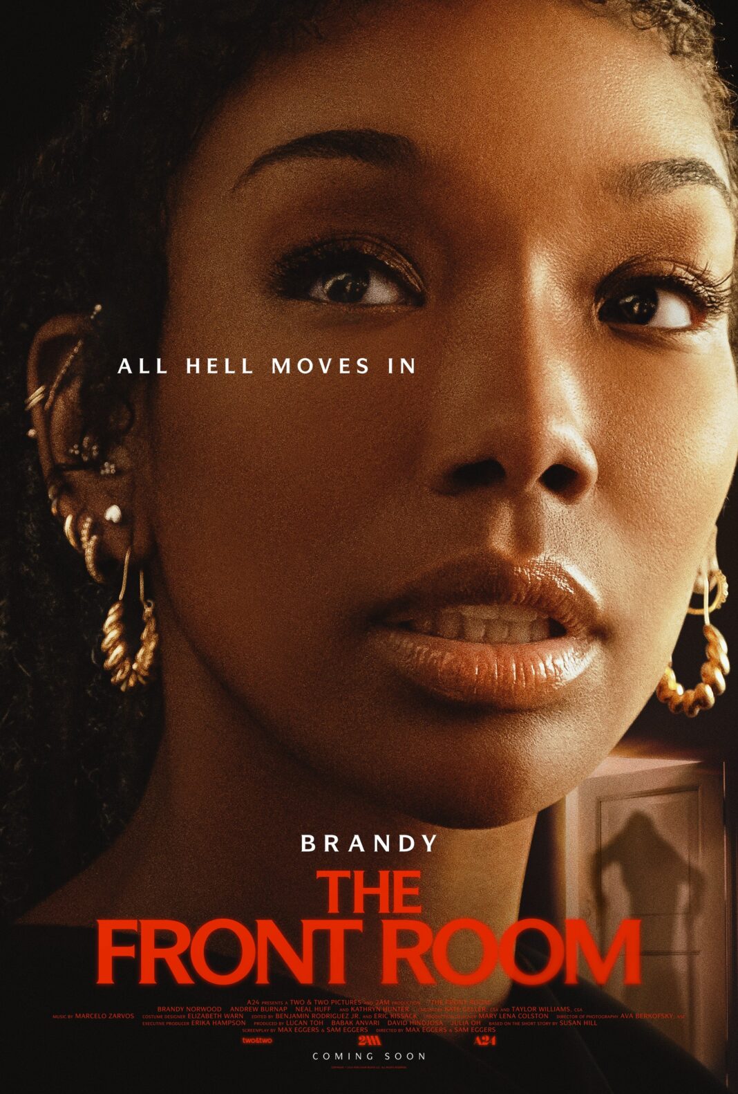 The Front Room with brandy on tv