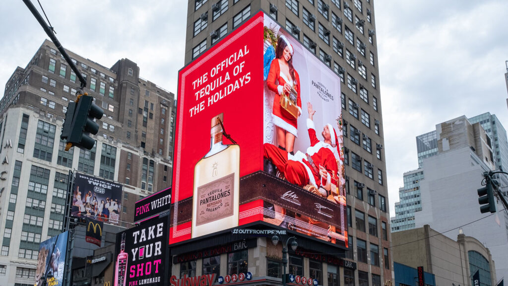 Pantalones Organic Tequila Billboard NYC Photographed by John Russo