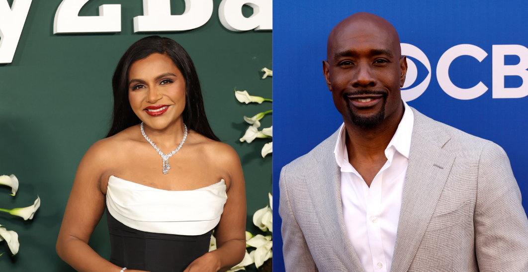 Mindy Kaling (Photo by Monica Schipper/Getty Images) and Morris Chestnut (Photo by Frazer Harrison/WireImage)