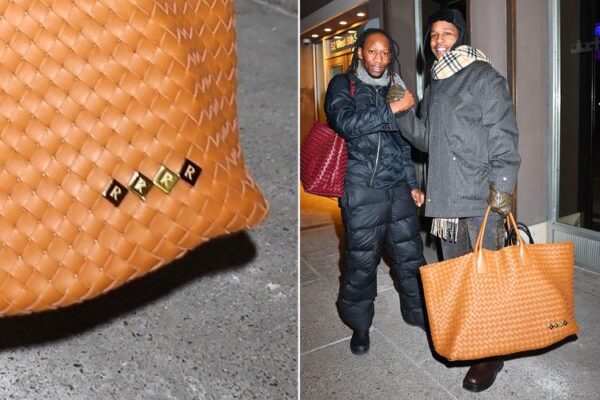 A$AP Rocky Personalizes Luxury Tote to Honor Family (Photo: People online/BACKGRID)