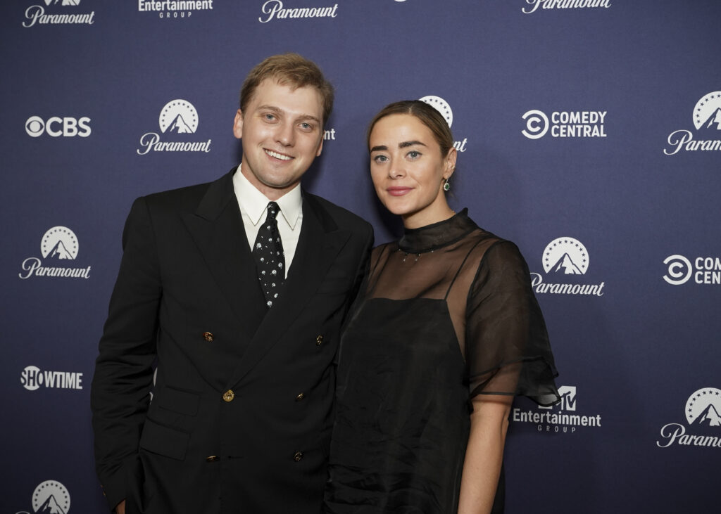 WASHINGTON - APRIL 30: Naomi Biden and fiancé Peter Neal at the Paramount White House Correspondents' Dinner after party at the French Ambassador's residence, in Washington, D.C., on April 30, 2022. (Photo by Mary Kouw/CBS via Getty Images)