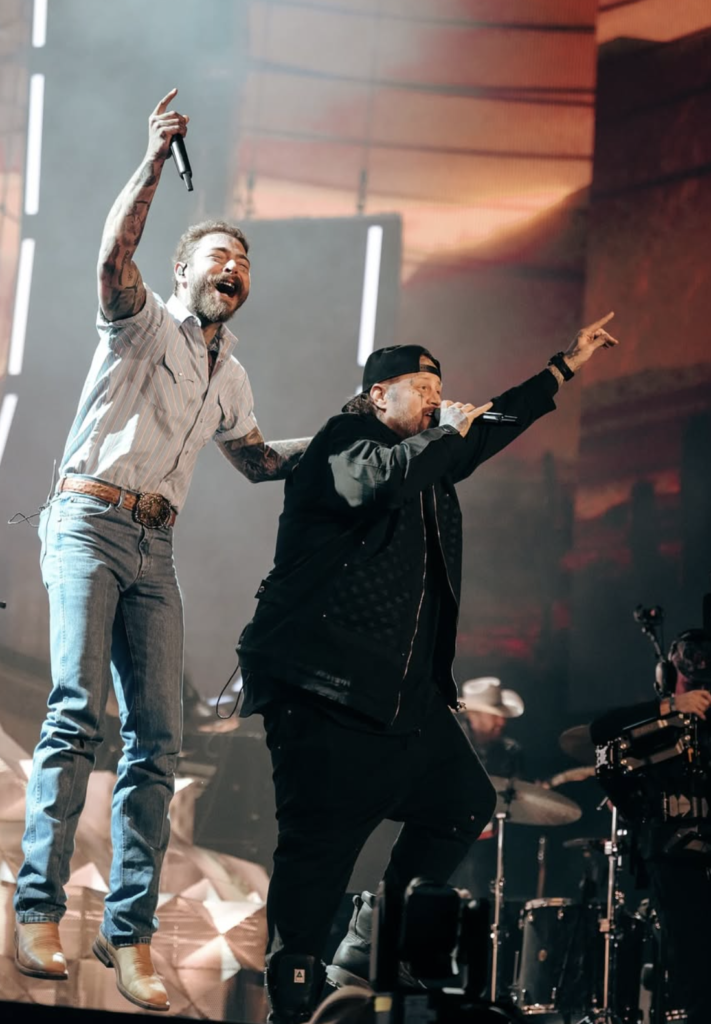 Post Malone Tour and Jelly Roll - Instagram @Postmalone