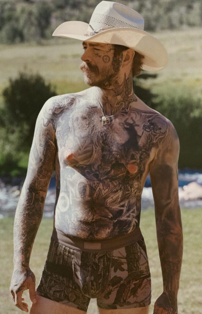 Post Malone Sexy in Skims