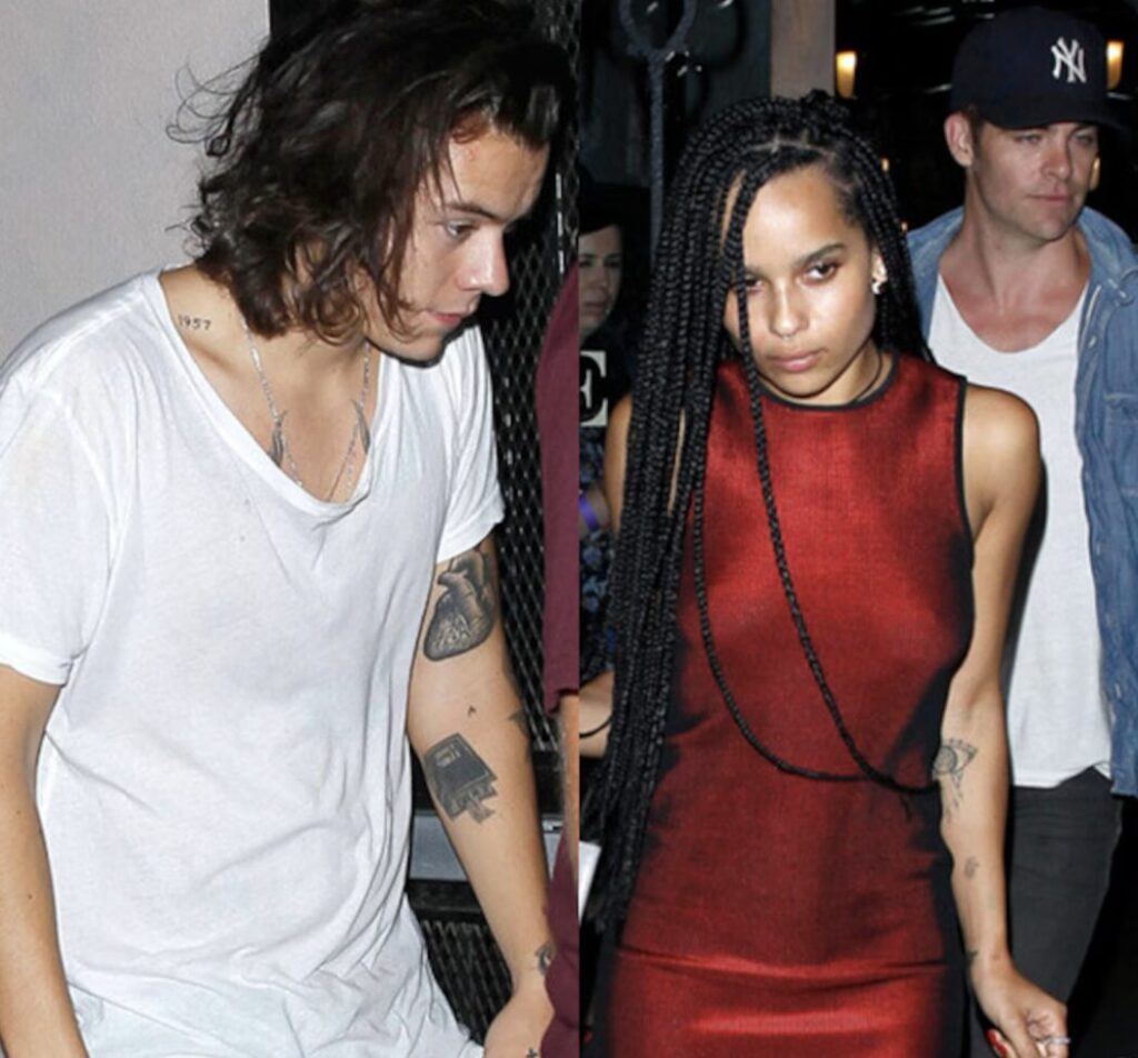 Harry Styles and Zoë Kravitz