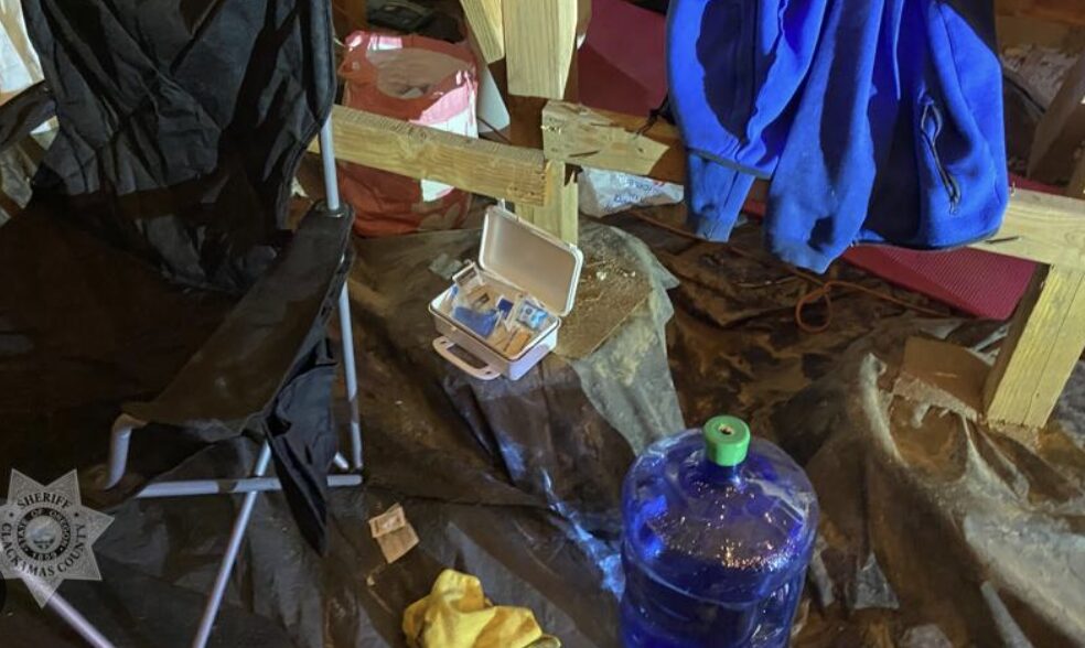 Squatter in Crawl Space