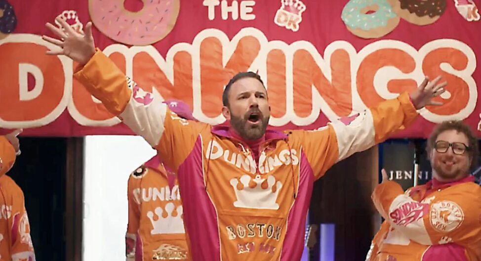 Jen Affleck in Dunkin