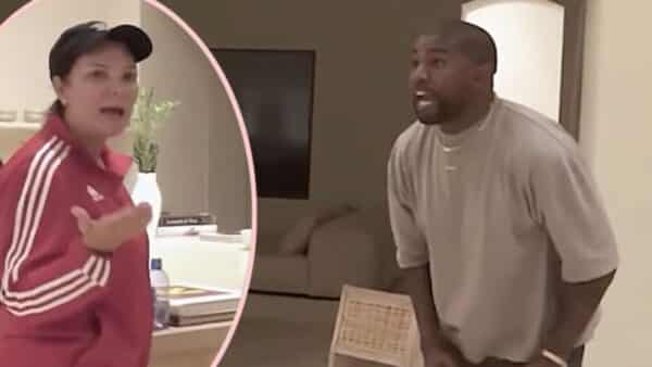 Kanye West Screaming at Kris Jenner in fight