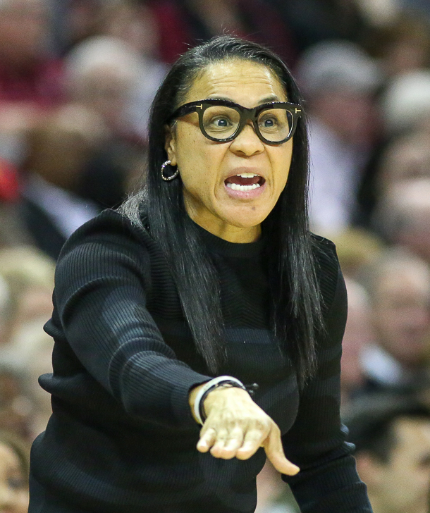 Dawn Staley coaching