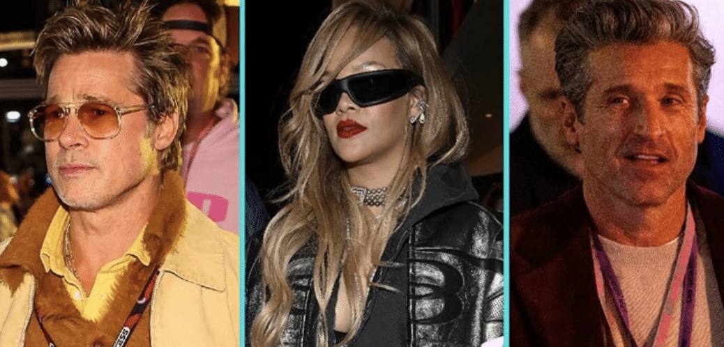 F1 Las Vegas - Rihanna, Brad Pitt, Partrick Dempsey