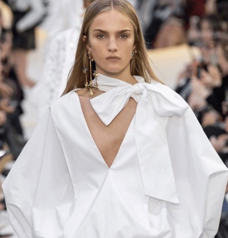 Valentino white blouse