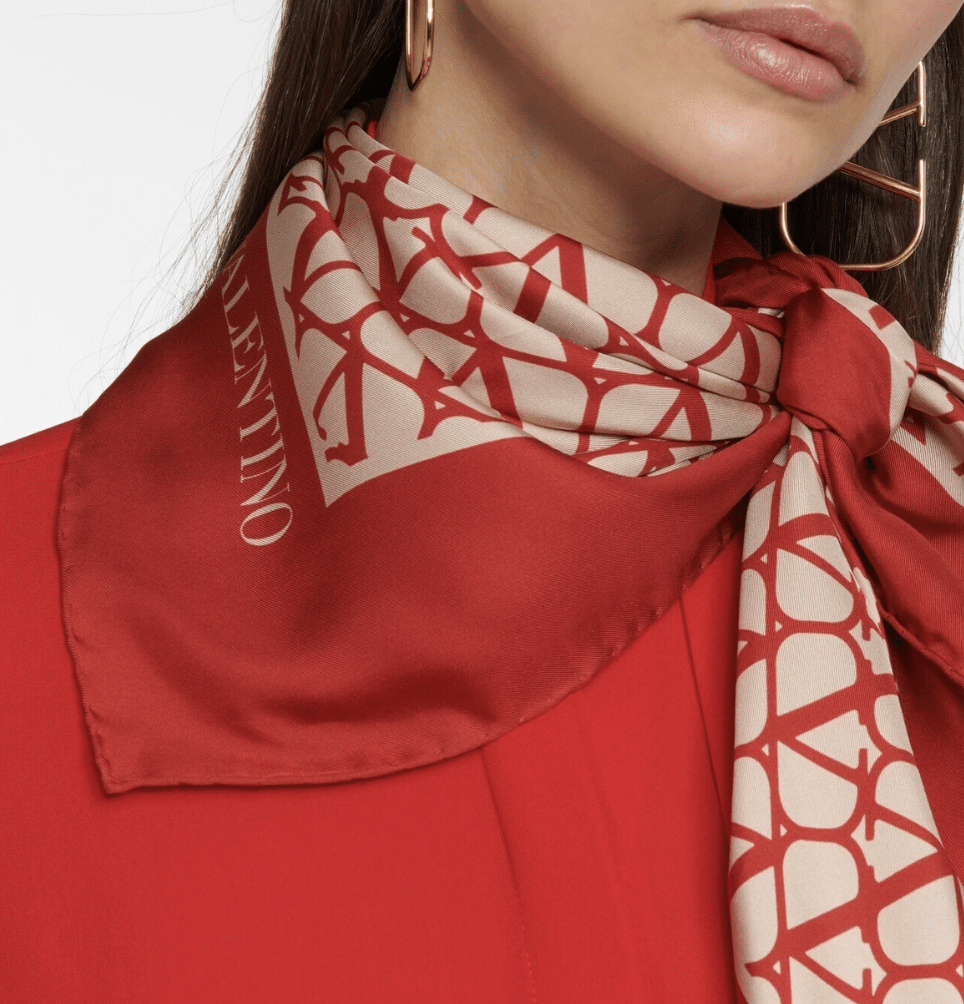 Valentino silk scarf