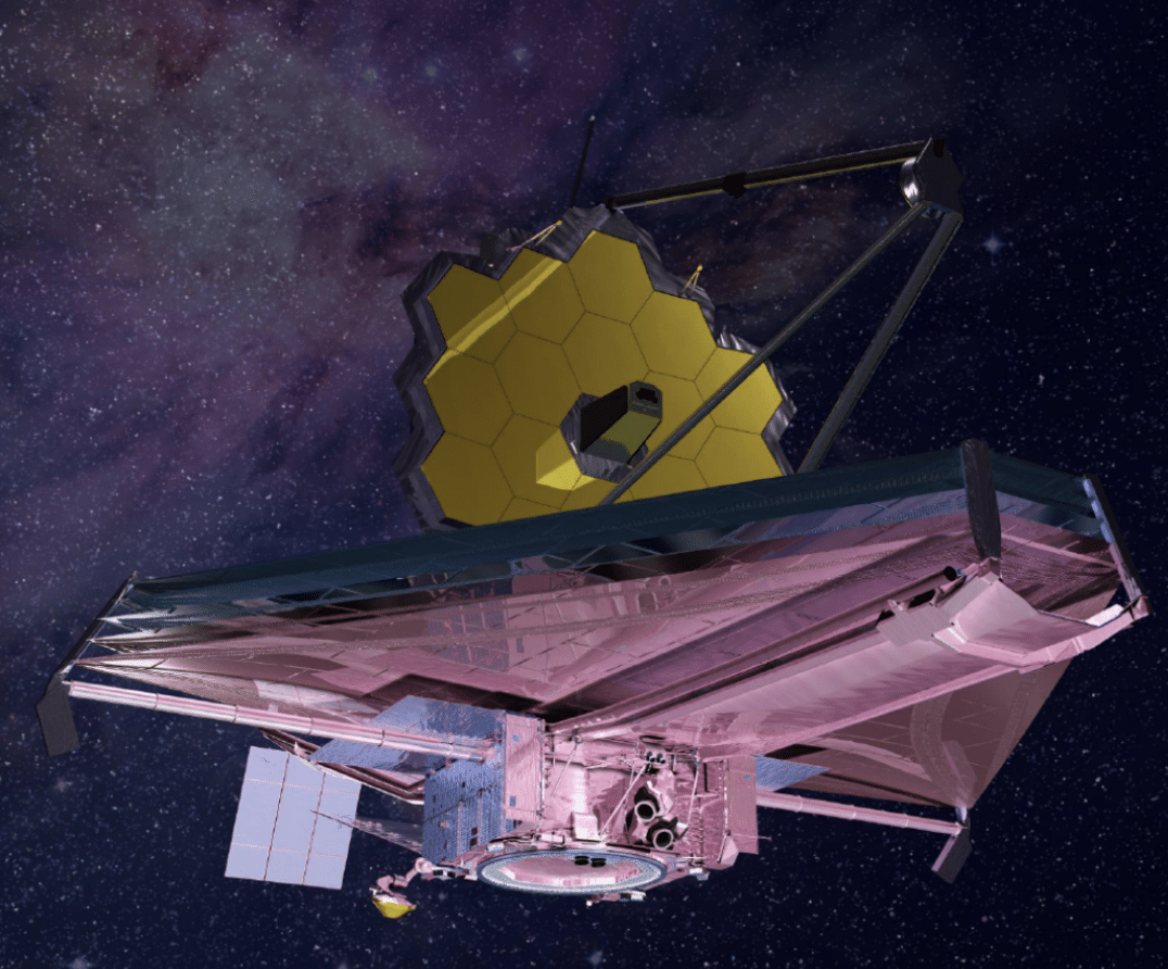 Red Dots in Sky Webb Telescope