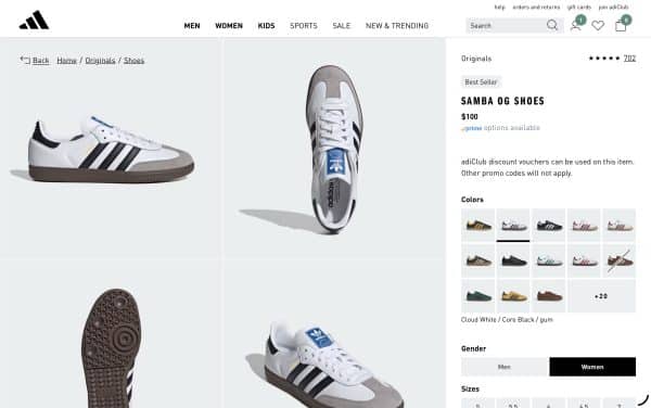 Jennifer Aniston’s Adidas Samba Sneakers