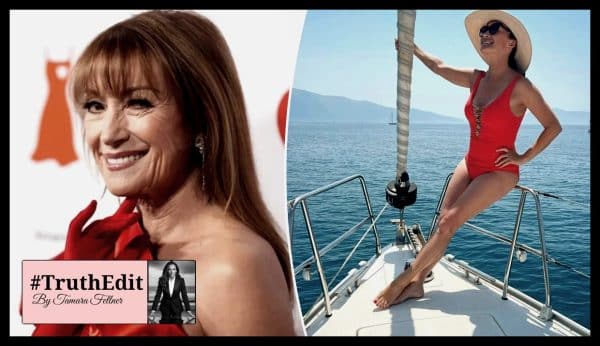 Jane Seymour size discussion highlighting Hollywood's unrealistic beauty standards for aging women