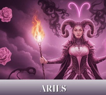 Aries zodiac sign angel illustration
