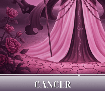 Cancer zodiac sign angel illustration