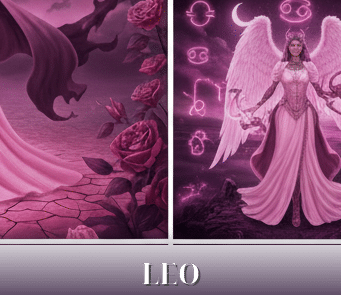 Leo zodiac sign angel illustration