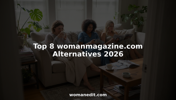 Women browsing lifestyle magazines in cozy apartment