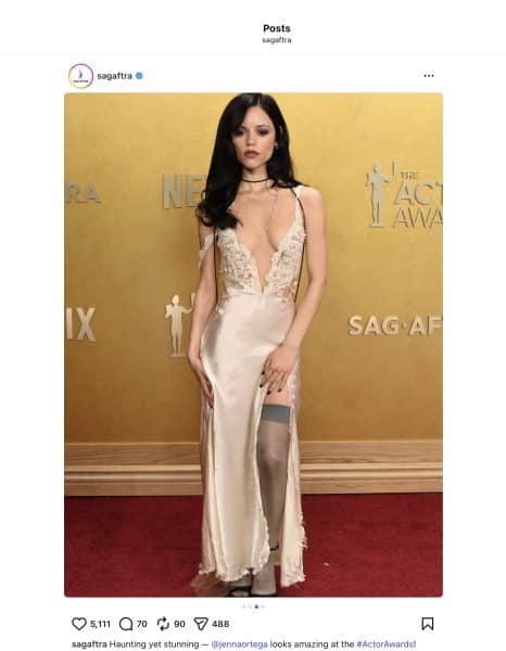 Actors Awards Jenna Ortega