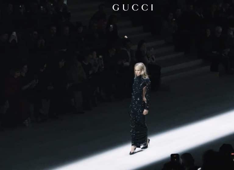 Demna Gucci Debut kate moss