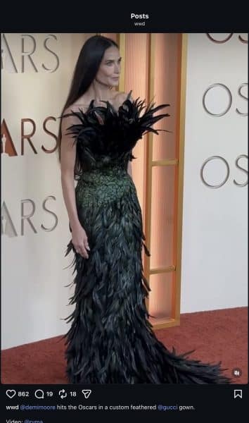 Demi Moore Oscars 2026