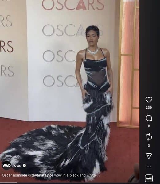 Teyana Taylor Oscars 2026
