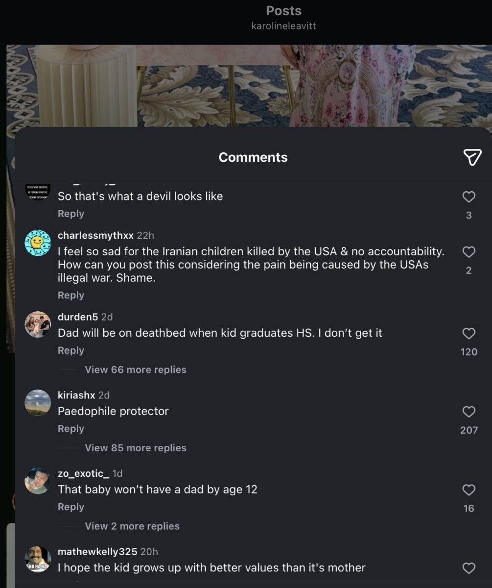 Karoline Leavitt babyshower