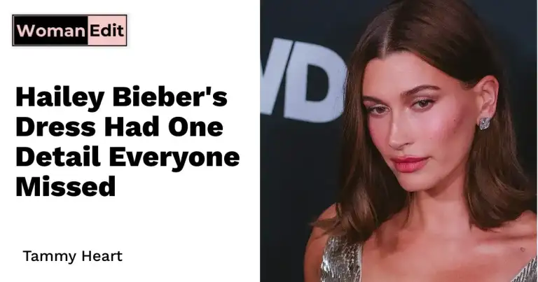 Hailey Bieber's Dress Had One Detail Everyone Missed