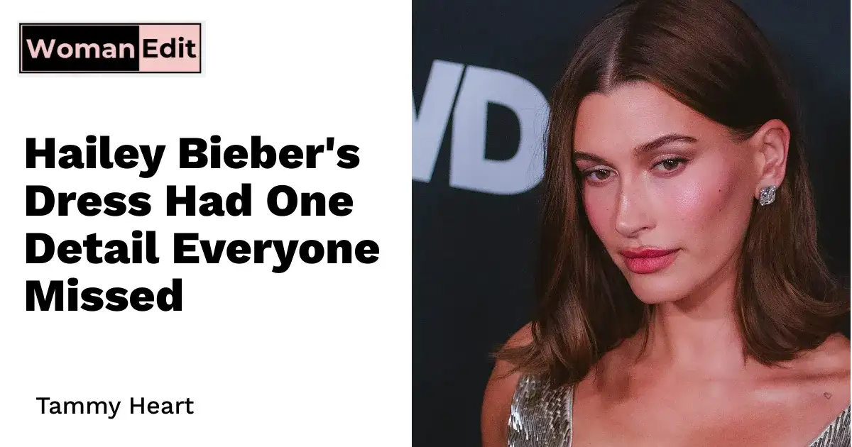 Hailey Bieber's Dress Had One Detail Everyone Missed