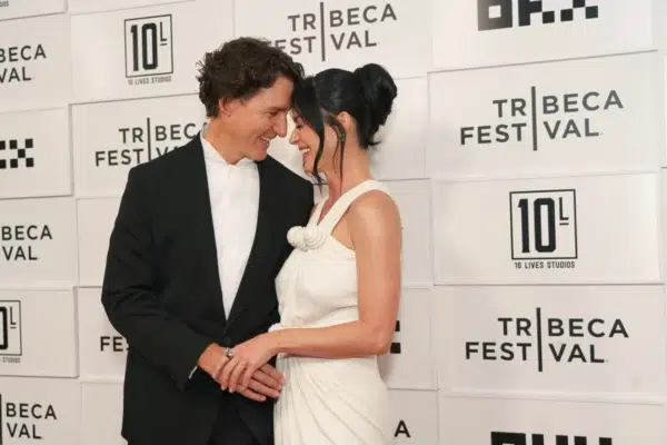 Katy Perry: "Love of my life" Trudeau at NYC premiere
